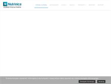 Tablet Screenshot of nutrinica.com